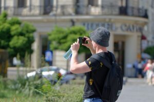 スマホで写真撮影